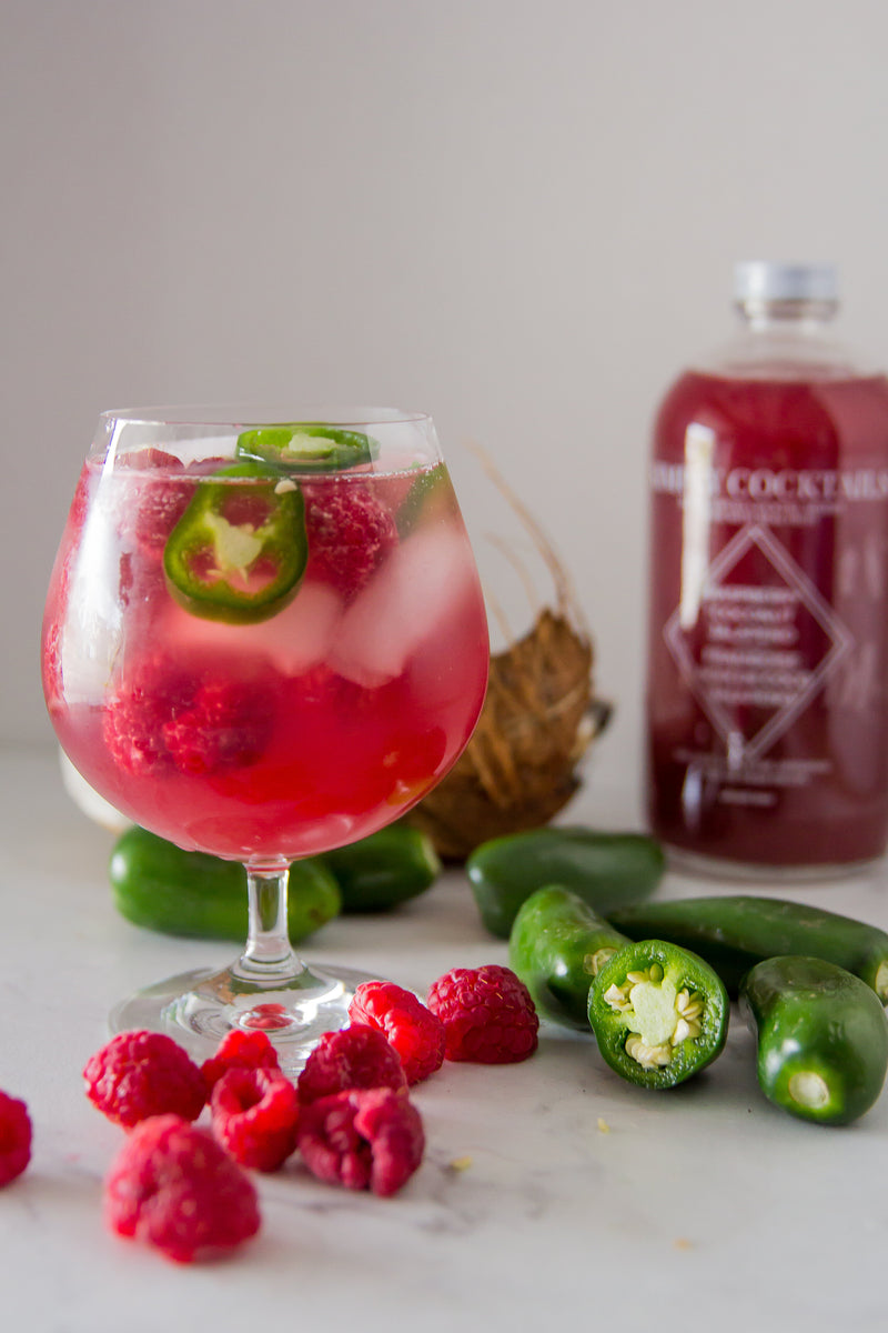 Raspberry Coconut Jalapeño Mixer Recipes