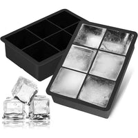 Black 6 Cube 2"x2" Ice Mold
