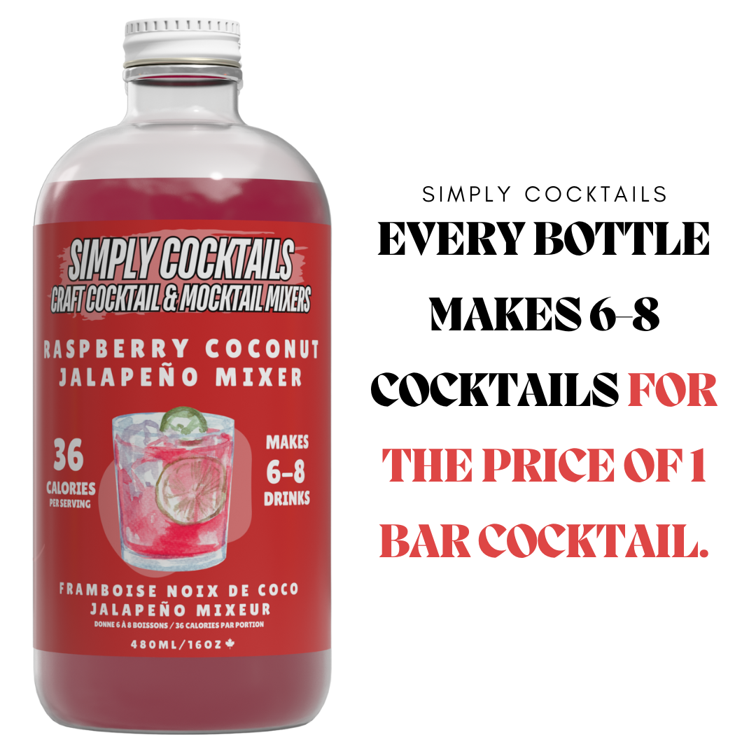 Raspberry, Coconut, Jalapeno Mixer