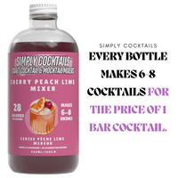 Cherry, Peach, Lime Mixer